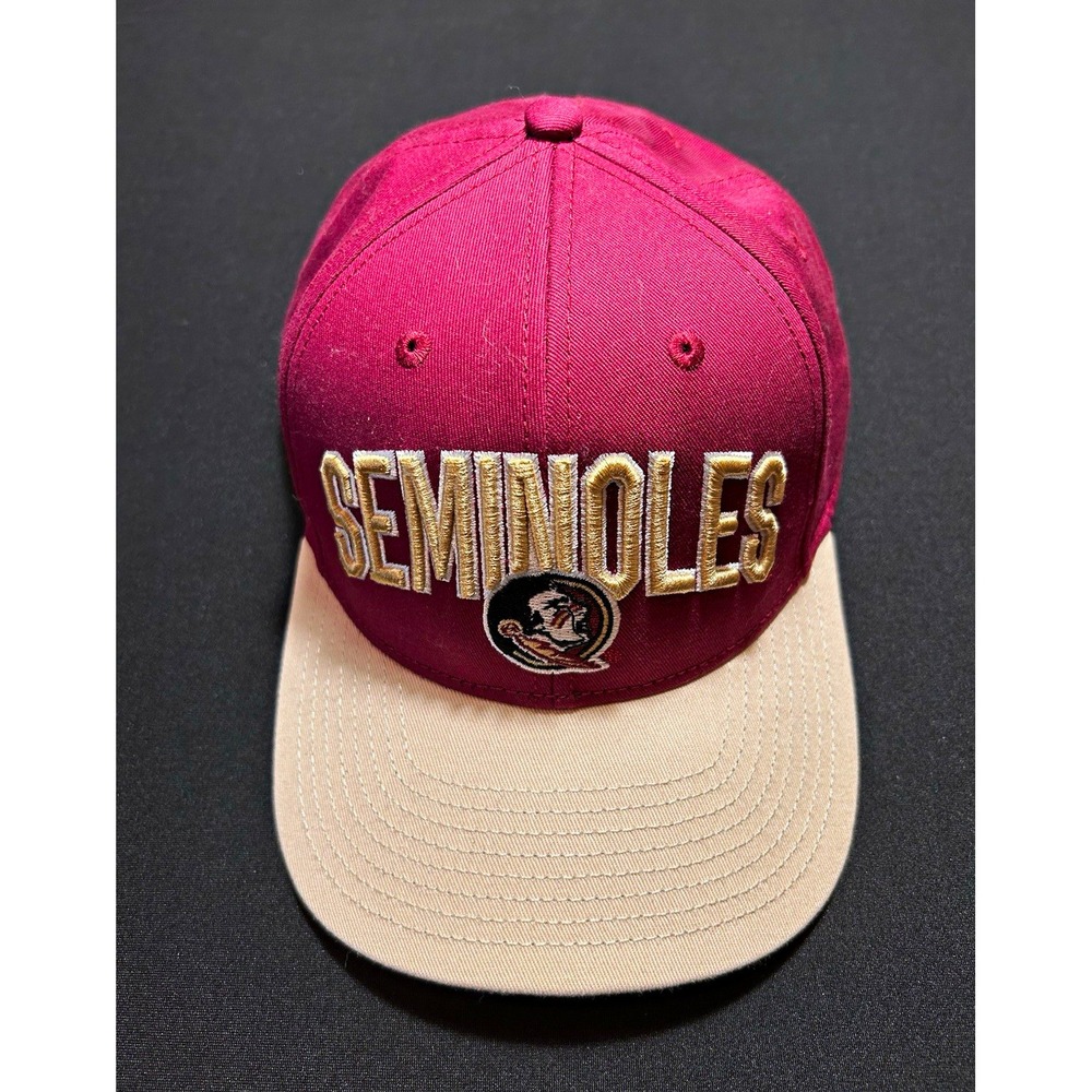 Florida State Seminoles FSU NCAA Garnet Snapback Hat Captivating Headwear OS